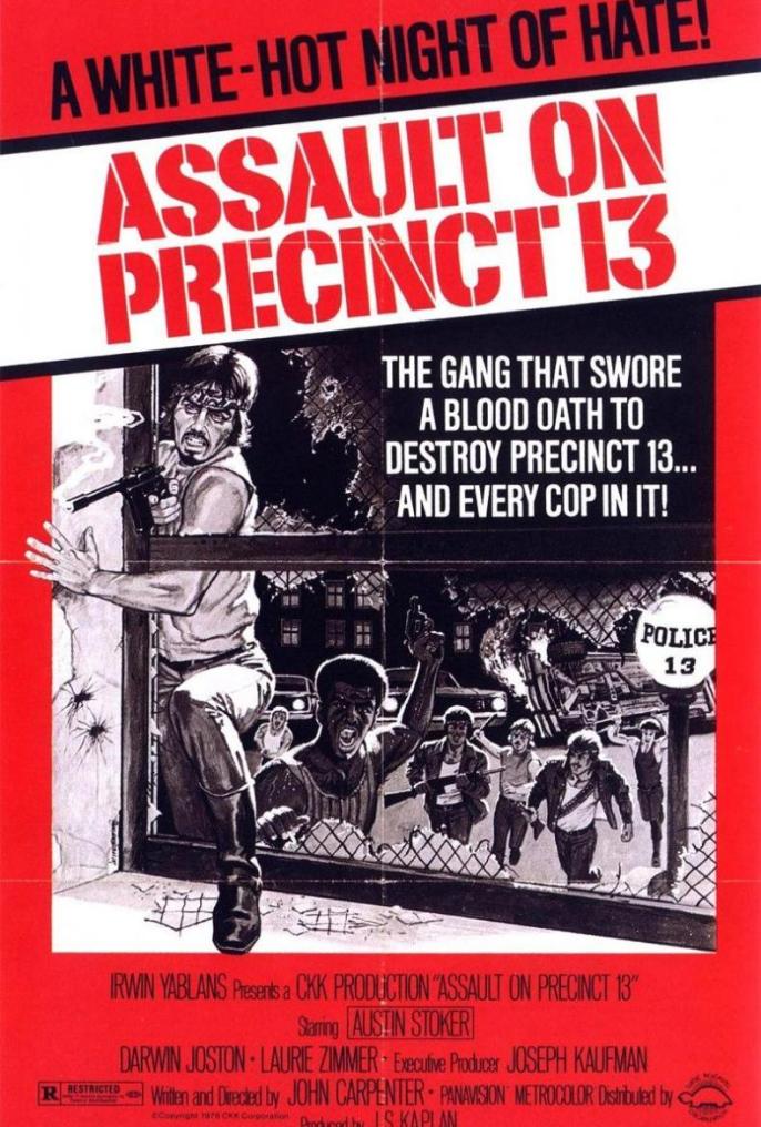 Cartel de la película "Asalto a la comisaría del distrito 13"