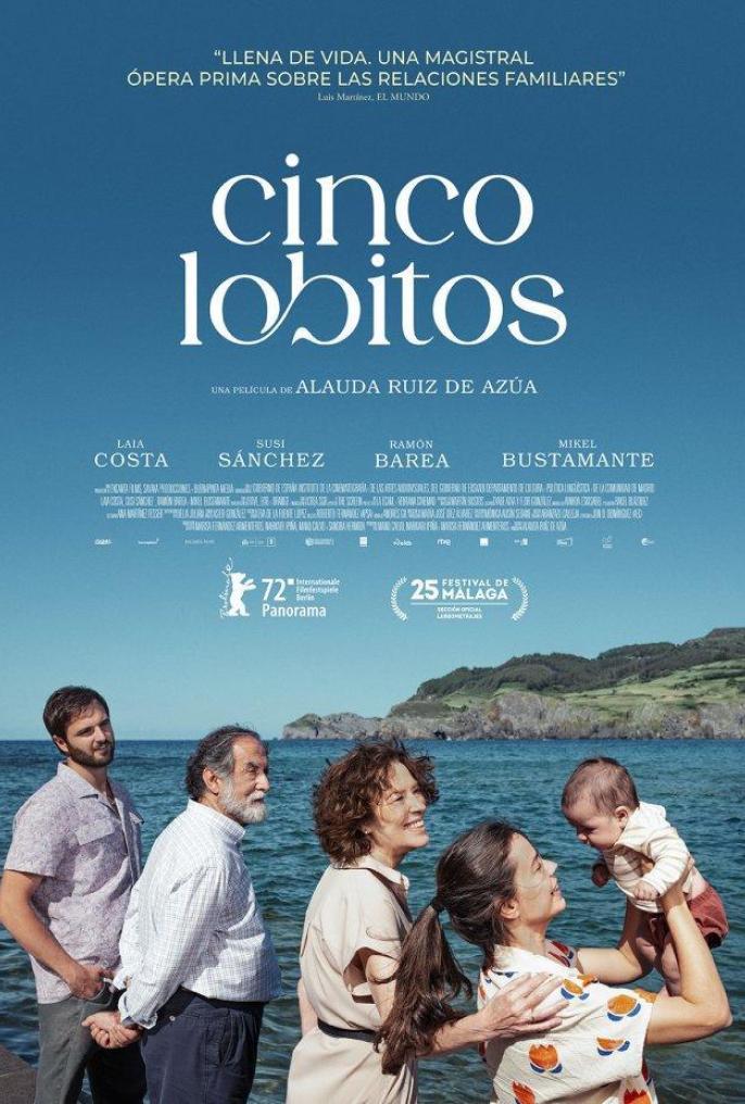 Cartel de la película "Cinco lobitos"