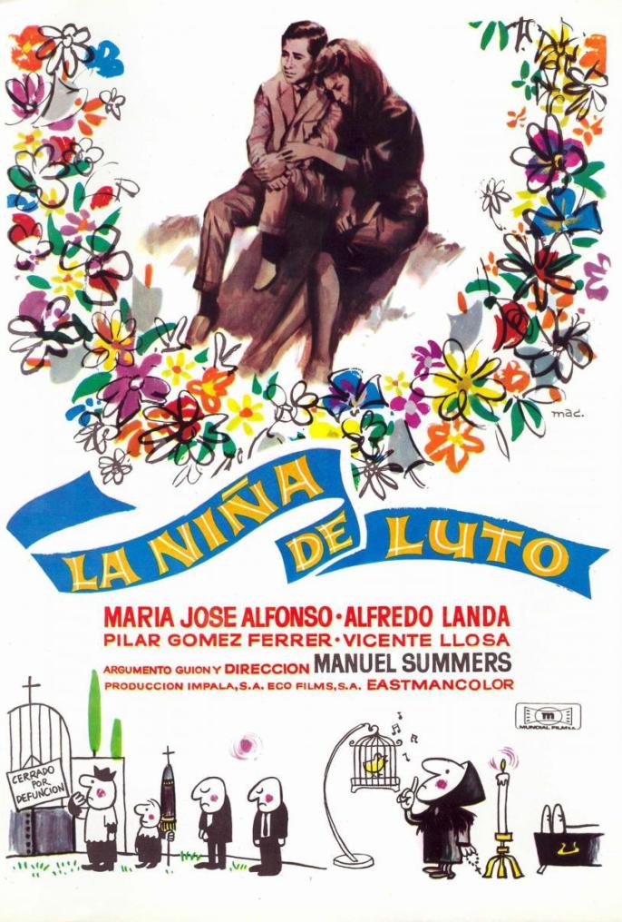 Cartel de la película "La niña de luto"