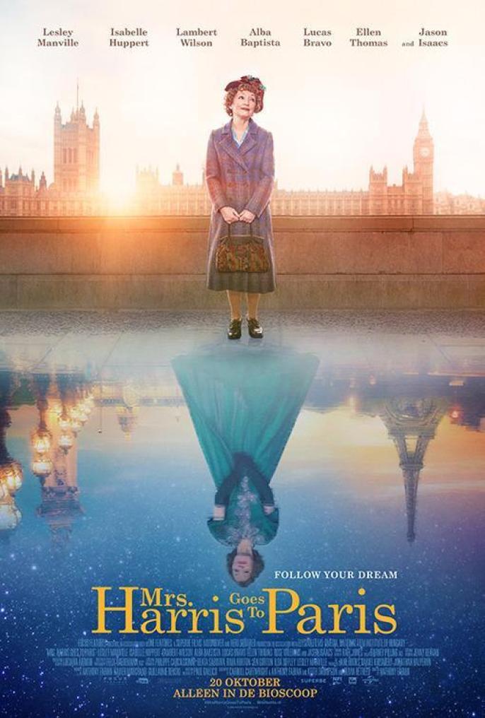 Cartel de la película "El viaje a París de la señora Harris"