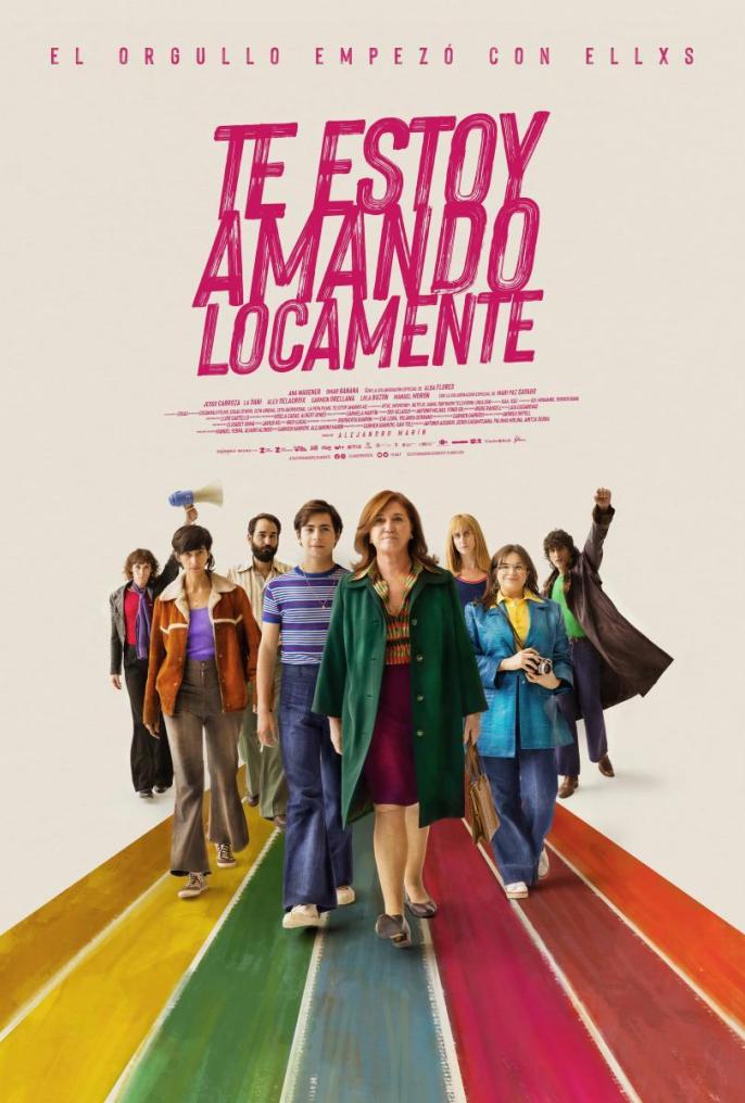 Cartel de la palícula "Te estoy amando locamente"