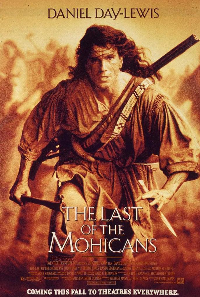 Cartel de la película "El último mohicano"