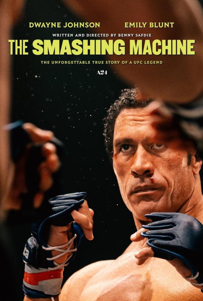 Cartel de la película "The smashing machine"