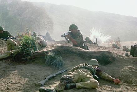 Imagen de la película "Cuando éramos soldados"